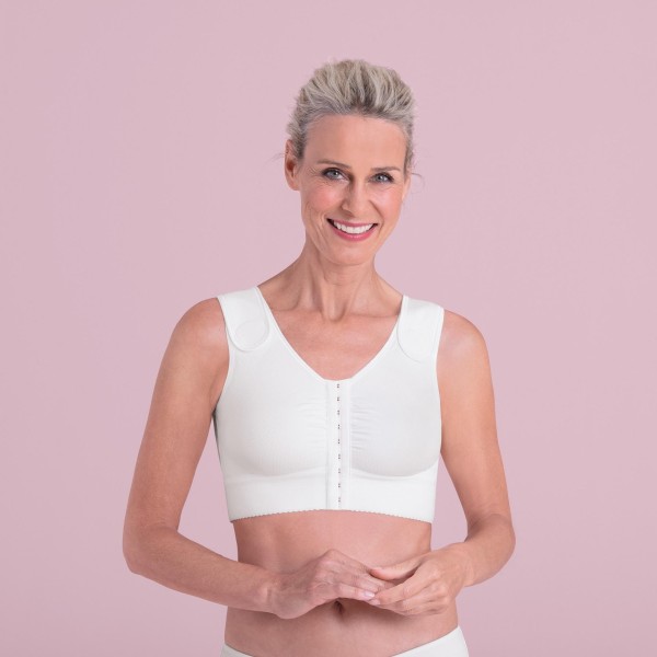 Anita Munich Reggiseno post operatorio Bendaggio compressivo chiusura anteriore Colore bianco