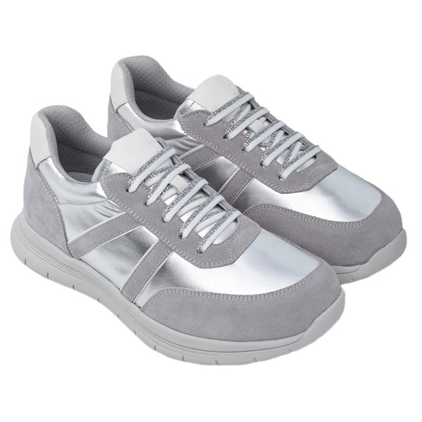 Scarpe ortopediche donna Sportive Optima Molliter YDA KURT Spring System Argento Art. CPD-KURT